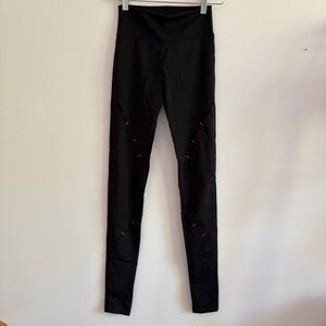RUI SSENSE Exclusive Black Cut-Out Sport Leggings